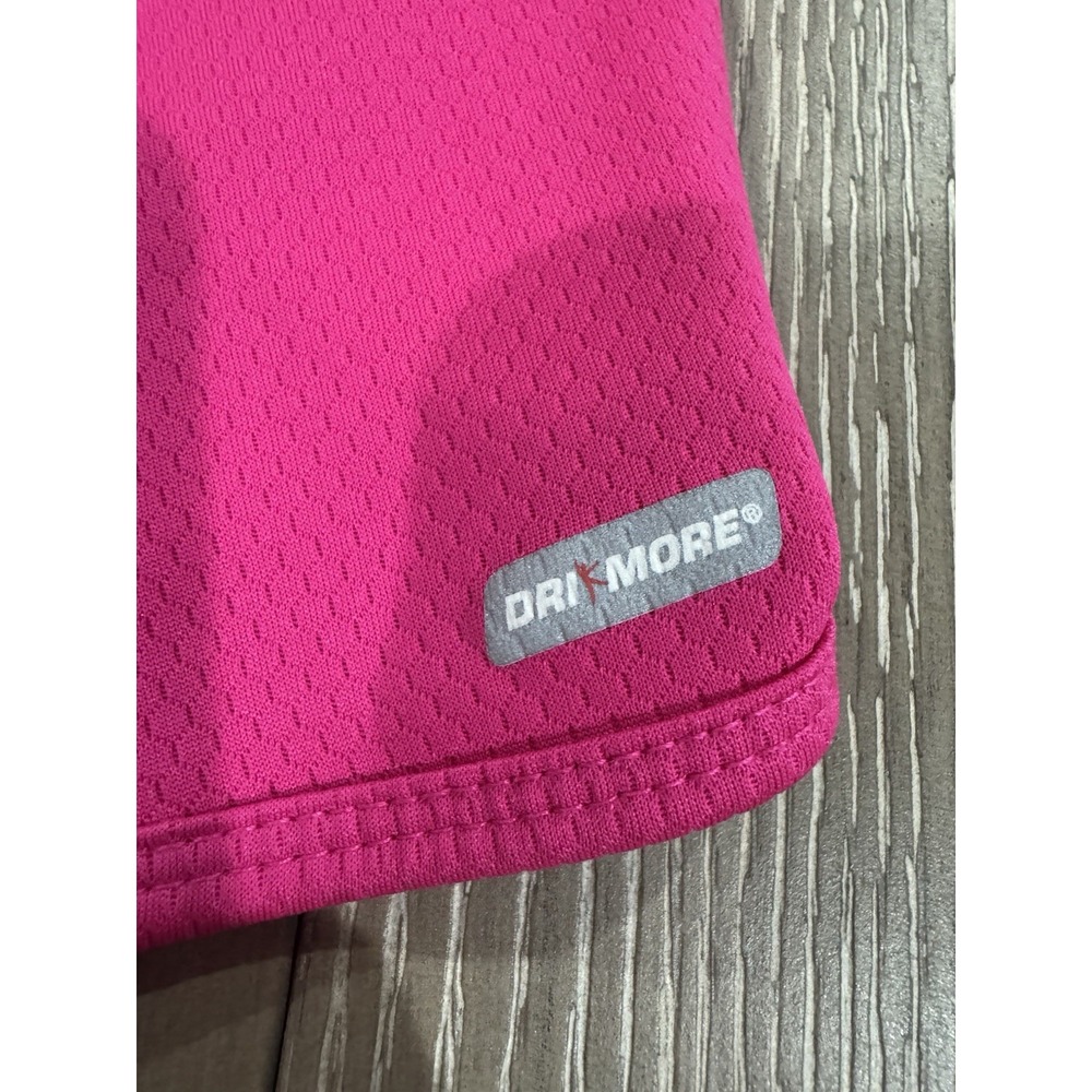 Danskin Now Women's Pink Mesh Athletic Shorts XL Drawstring Breathable - Picture 7 of 8